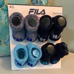 FILA Baby Booties Socks NEW